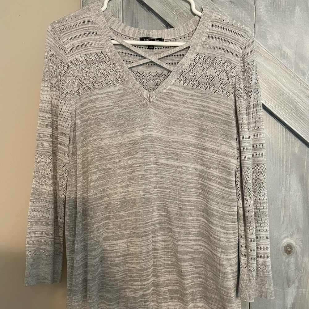 Stitch Fix gray sweater